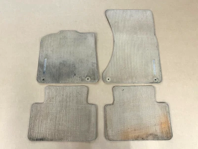 ⭐2015-2022 PORSCHE MACAN S FRONT REAR FLOOR CARPET MAT BEIGE SET X4 OEM LOT2575 - Image 1 of 4