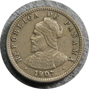 elf Panama 1/2 Centesimo 1907 (P) Balboa Philadelphia Mint k16310 - Picture 1 of 2