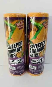 2-PACK Sweeper Shammy Pads Reusable 15 Sheets Scrubbing Dots 11.5x10.125 $ 19.99 - Picture 1 of 8