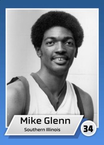 Custom Novelty Basketball Card Mike Glenn Southern Illinois Blank Back