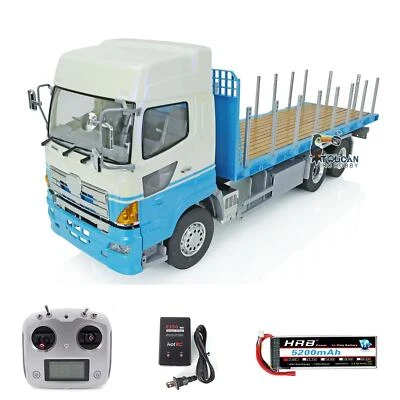 LESU RTR RC Tractor Truck Flatbed Lorry Cargo Trailer 1/14 6x4 Radio Control Car - Image 1 of 4