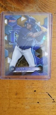 2023 BOWMAN BEST XAVIER ISAAC GOLD/50 - Image 1 of 2
