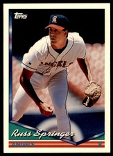 1994 Topps Russ Springer California Angels #113
