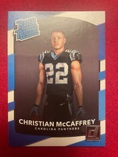 CHRISTIAN  McCAFFREY 🔥🔥🔥🔥  2017 Donruss Rated Rookie 318 is  mint