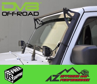 Soporte de luz completo DV8 todoterreno pilar A para Jeep Wrangler '07-'18 JK JKU LBSRTB-05 Foto 1 de 4