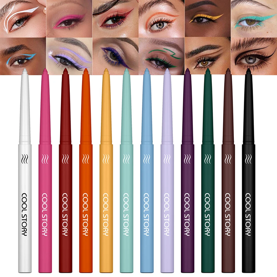 Colorful Liquid Eyeliner Pencil Makeup Long Lasting Eye Shadow Eye Liner GelPe.. - Image 1 of 4