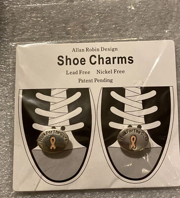 Cinta Rosa DIJES PARA ZAPATOS Encaje Concientización sobre el Cáncer de Mama Caminar Cura Atlético Nuevo Foto 1 de 3