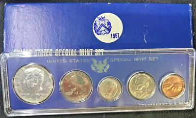 1967 United States Special Mint Set, With Box, 40% Silver Half - Image 1 of 4