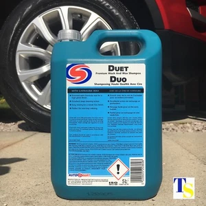 Autosmart Duet 5L 5 litros (champú premium de lavado y cera para automóviles - acabado brillante) - Imagen 1 de 2