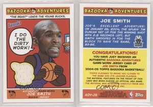 2004-05 Topps Bazooka Adventures Joe Smith #ADV-JS