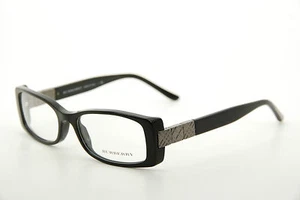 Nuevo Auténtico Burberry 2061 3001 Negro/Plata 51mm Marcos Gafas Italia - Imagen 1 de 12