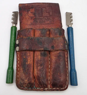 Cortador de vidrio CRL y soporte para bolsa de lápiz S5403 cuero CR Laurence Co accesorio de cinturón Foto 1 de 4