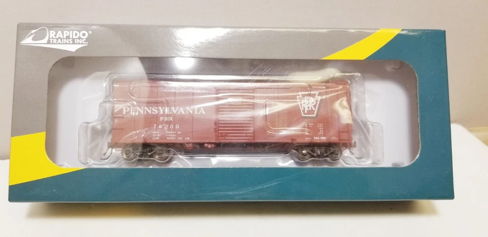 Pennsylvania Railroad Early Shadow Keystone X31A Boxcar 76700 Rapido 123004-6 HO - Image 1 of 4