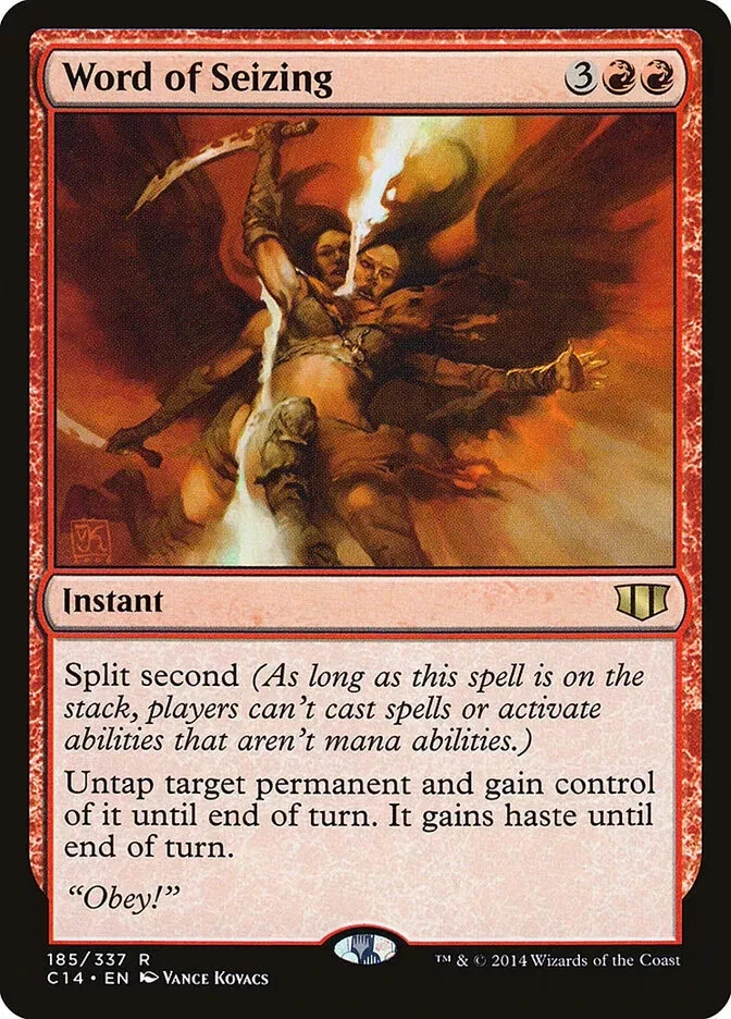 Word of Seizing | MtG Magic Mixed Sets Same Art Near Mint-Mint (NM-M) - Image 1 of 1