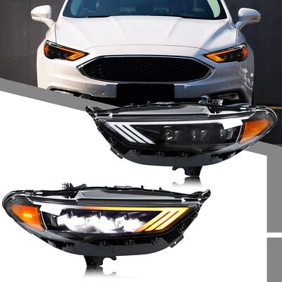 Светодиодные фары в сборе аксессуар для передних фар Ford Fusion Mondeo 2017-2020 - Изображение 1 из 4