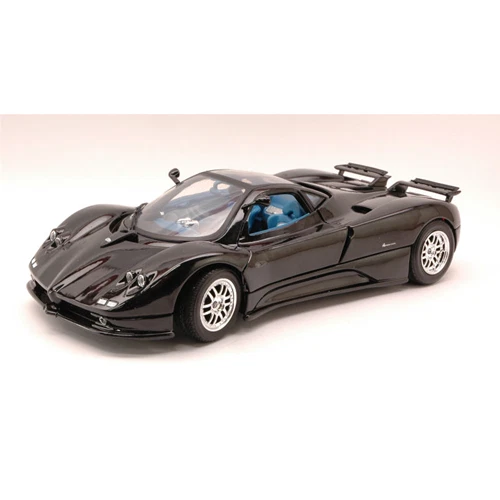 PAGANI ZONDA C12 1999 BLACK 1:18 Motormax Auto Stradali Modellino Nuovo - Immagine 1 di 1