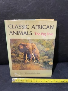 Classic African Animals: The Big Five hardcover book by Anthony Dyer Bob Kuhn - Picture 1 of 11
