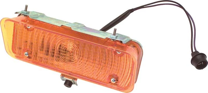 1971-72 Chevrolet Truck; парковочный фонарь в сборе; с желтой линзой; левая сторона водителя - Изображение 1 из 1