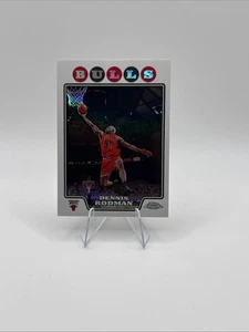 2008-09 Topps Chrome Dennis Rodman #167 Refractor Bulls - Picture 1 of 2