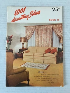 1958 1,001 Decorating Ideas Book No. 15 Draperies Cornices Slip Covers Paperback - Bild 1 von 10