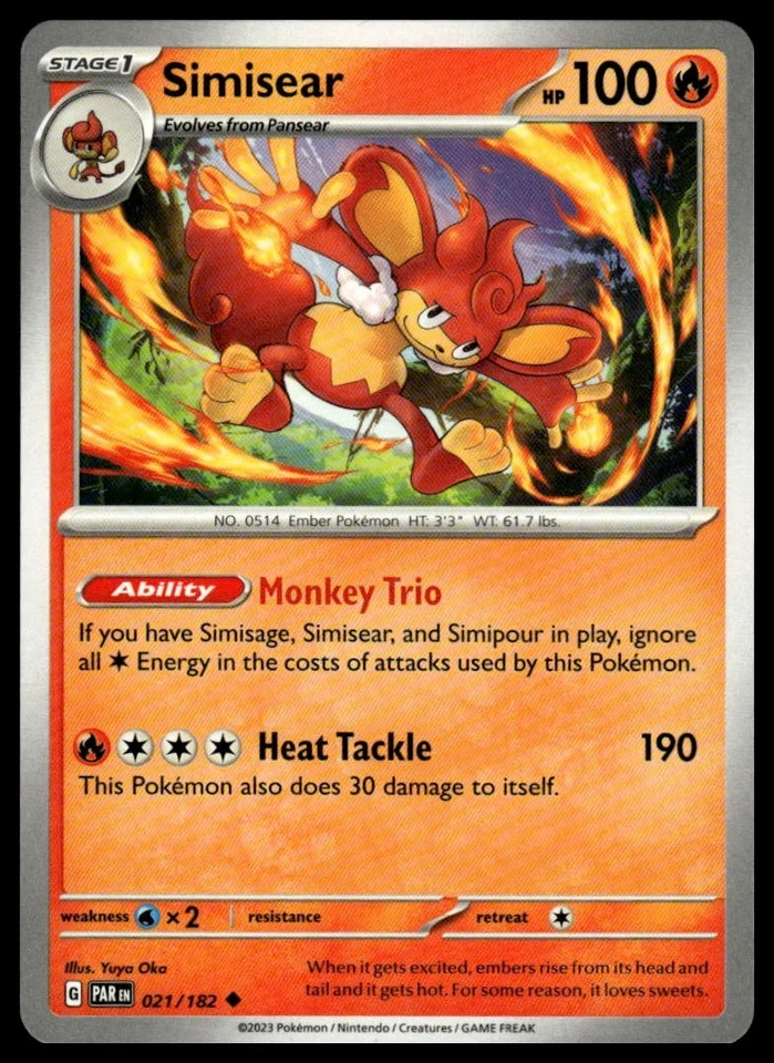 SV04: Paradox Rift #021/182 Simisear - Image 1 of 2