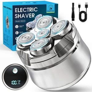 Head Shavers for Bald Men, Magnetic Electric Razor Hair Trimmer Cordless Rech... - Picture 1 of 6