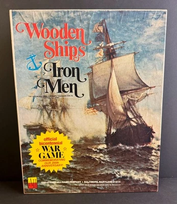 Juego de mesa vintage de madera Ships & Iron Men Avalon Hill 1975 completo DV-807 Foto 1 de 4
