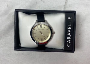 Reloj Caravelle Bulova Mujer - 43L164 - Correa Cuero Negro - Imagen 1 de 17