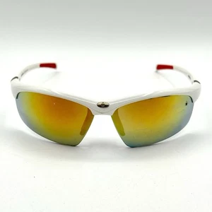 Ironman Principle Active Sport Sonnenbrille weißes Gestell mit Seitenschutz & verspiegelten Gläsern - Bild 1 von 14