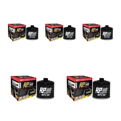 5 Pack RP Oil Filter for Suzuki Gladius 650 LAMS/SFV650U 2009-2015 - Image 1 of 2