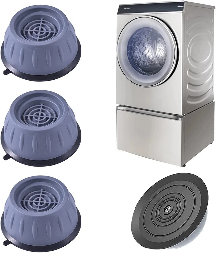 SET 4 PIEDINI CUSCINETTI ANTIVIBRAZIONE UNIVERSALI ANTISCIVOLO PER LAVATRICE  - Immagine 1 di 3