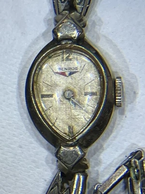 Vintage Benrus 10K RGP Bezel Relógio Feminino não testado Não é uma corda - Imagem 1 de 4