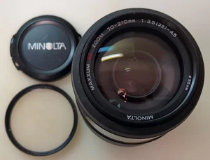 Minolta Maxxum AF 70-210mm 1:3.5 (22) 4.5 Zoom Lens for A Mount Fits Sony Alpha - Picture 1 of 11