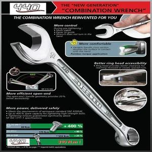 Facom 440 Serie OGV Kombination Schraubenschlüssel Set metrisch oder Imperial Size Schraubenschlüssel UK - Bild 1 von 2