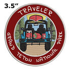 Grand Teton National Park, Wyoming Traveler! 3.5" Embroidered Iron/Sew-On Patch