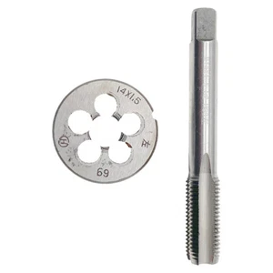 M14x1.5 Tap & Die Set Left Hand M14 x 1.5mm Thread Tap Die LH Metric TOOL - Picture 1 of 5