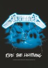 Metallica Ride The Lightning large fabric poster / flag   1100mm x 750mm