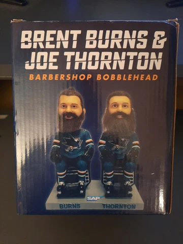 San Jose Sharks Joe Thornton & Brent Burns Tuxedo Bobblehead  SAN JOSE SHARKS Cover