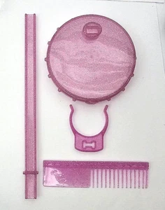 Shadow High Clear Purple Puppenständer, Kamm Ersatz OOAK - Bild 1 von 3