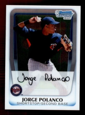 2011 Bowman Chrome Prospects #BCP159 Jorge Polanco NMMT - Image 1 of 2
