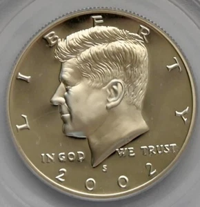 2002 S Kennedy Silver Half Dollar 50C Grade PCGS PR69DCAM - Imagen 1 de 4