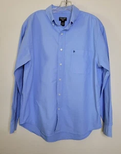 Ralph Lauren Jeans Co Langarm Button Down Hemd M Blau Vintage - Bild 1 von 8