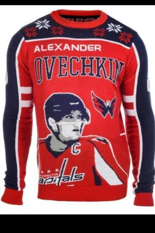 Washington Capitals Alexander Ovechkin #8 XXL Ugly Sweater Cover