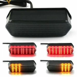 Integrated Tail Light Turn Brake Signal Fits Honda Grom 125 MSX Smoke 2014-2016 - Picture 1 of 5
