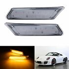 Pair For Porsche Carrera 911 997 987 LED Side Indicator Repeater Light No Error