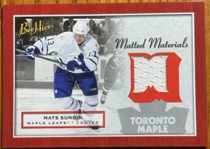 2005-06 Beehive Matted Materials Mats Sundin #MM-MS Toronto Maple Leafs - Picture 1 of 2