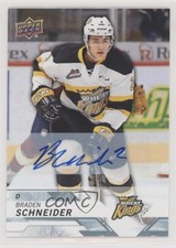 2018-19 Upper Deck CHL Auto Braden Schneider #84 Auto