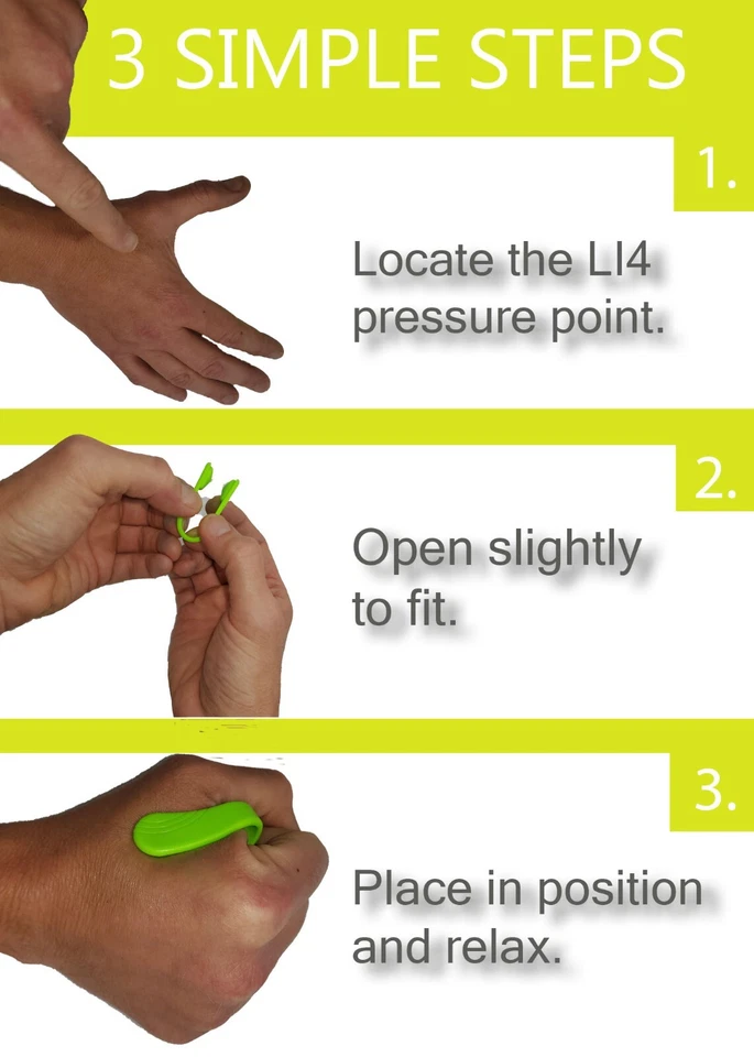 4pc Set Natural Generic Aculief Acupressure Palm Simple Lightweight - Image 1 of 1