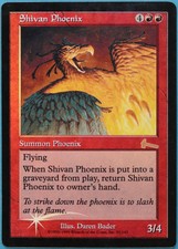 Shivan Phoenix FOIL Urza's Legacy PLD Red Rare MAGIC CARD (ID# 209898) ABUGames