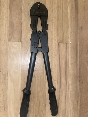 Forged 18” Heavy Duty Crimper Tool, 5-1 Ga. - Image 1 of 4